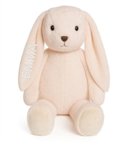 Plüschtier Svea mit Namen, Teddykompaniet, Rosa, 1 Ohr